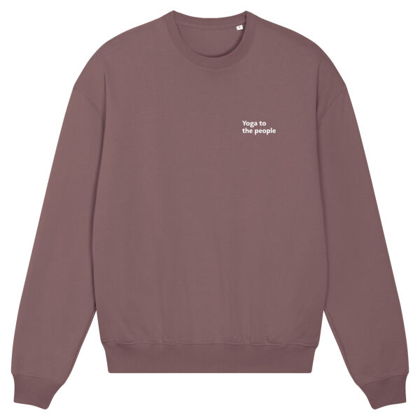 YOGA Unisex Sweater - zwart / navy / mauve Thumbnail