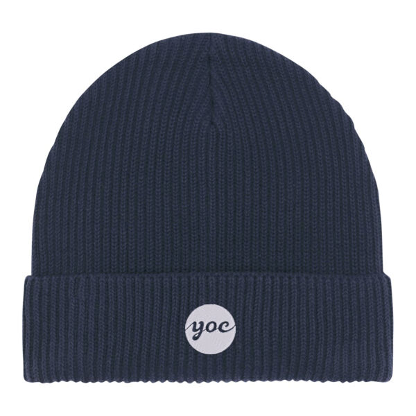 Unisex Beanie -zwart of navy Thumbnail